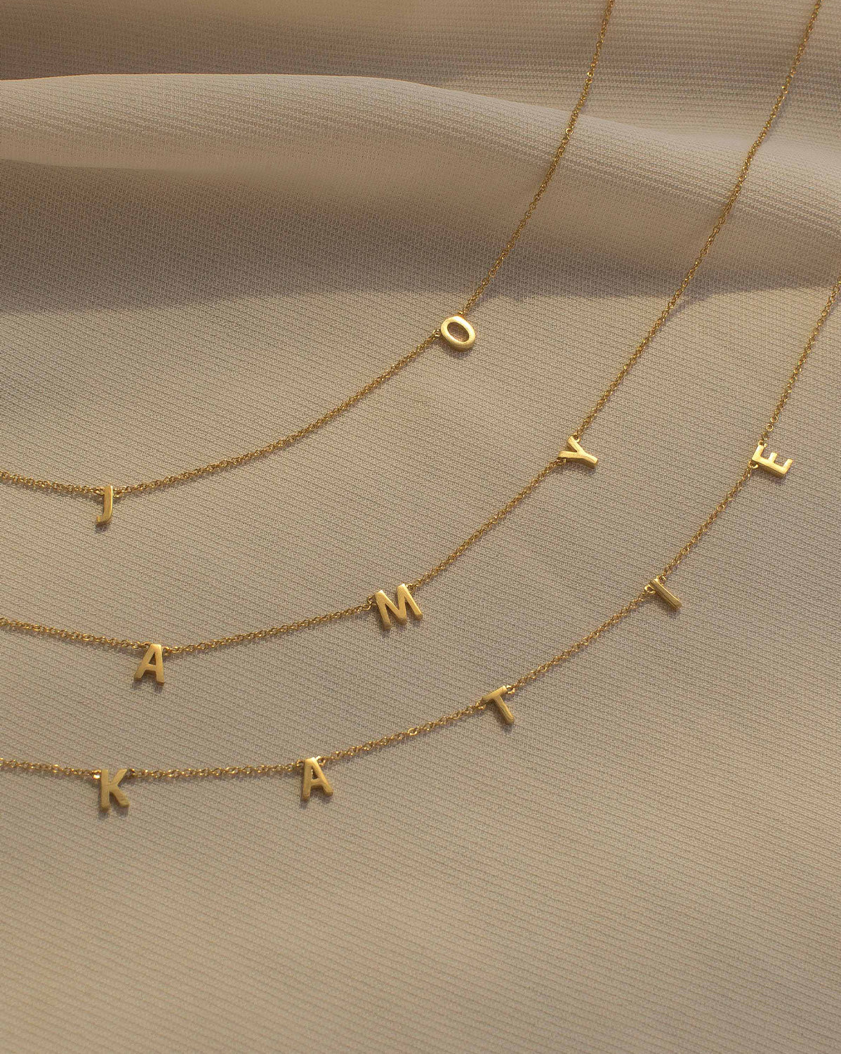 Custom Initial Necklace (3 to 7 Letters)