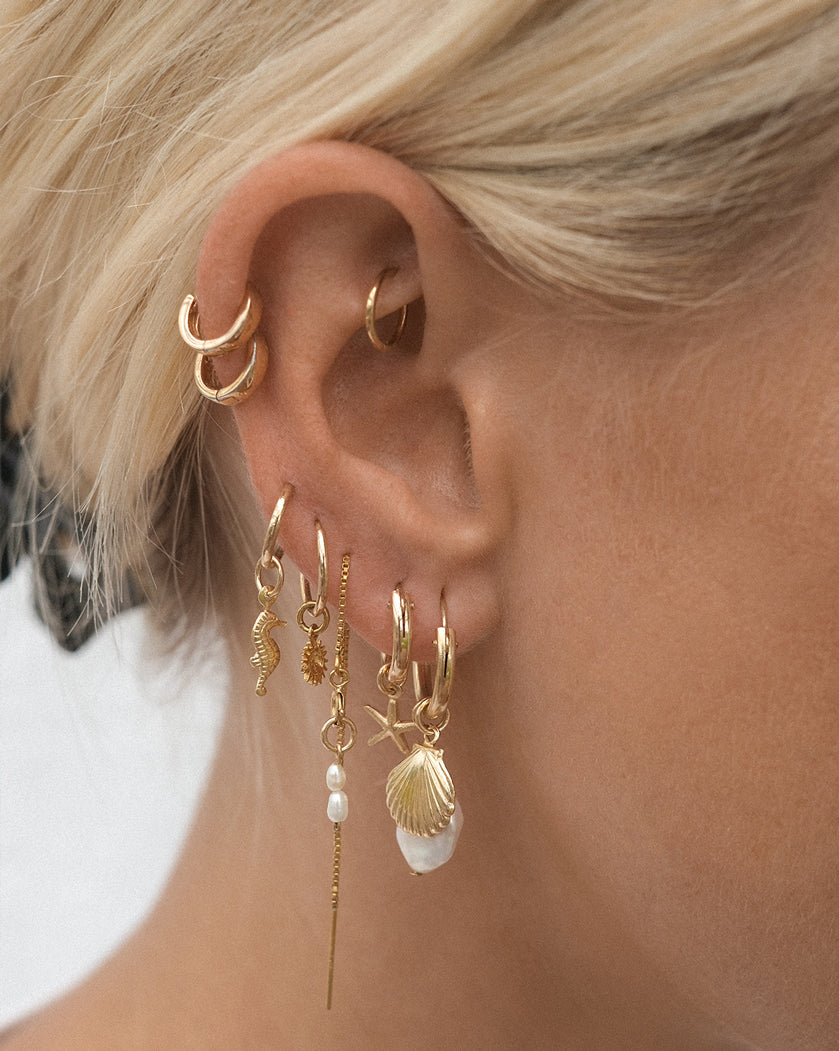 Mix & Match Medium Latch Hoops (15mm)