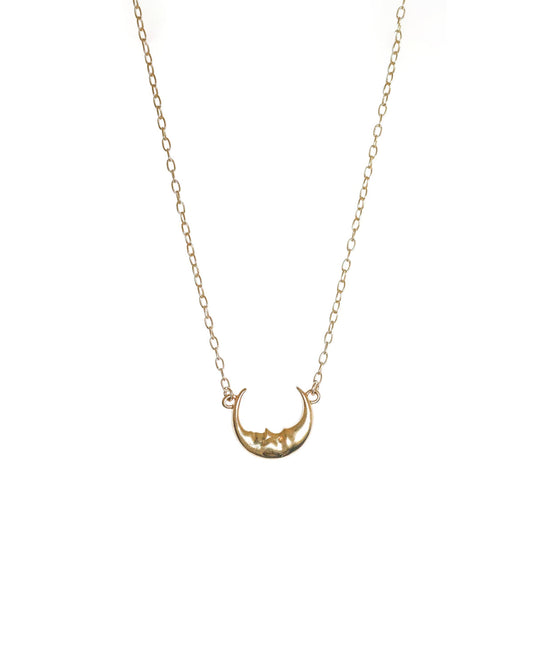 La Luna Pendant Necklace - S-kin Studio Jewelry | Minimal Jewellery That Lasts.