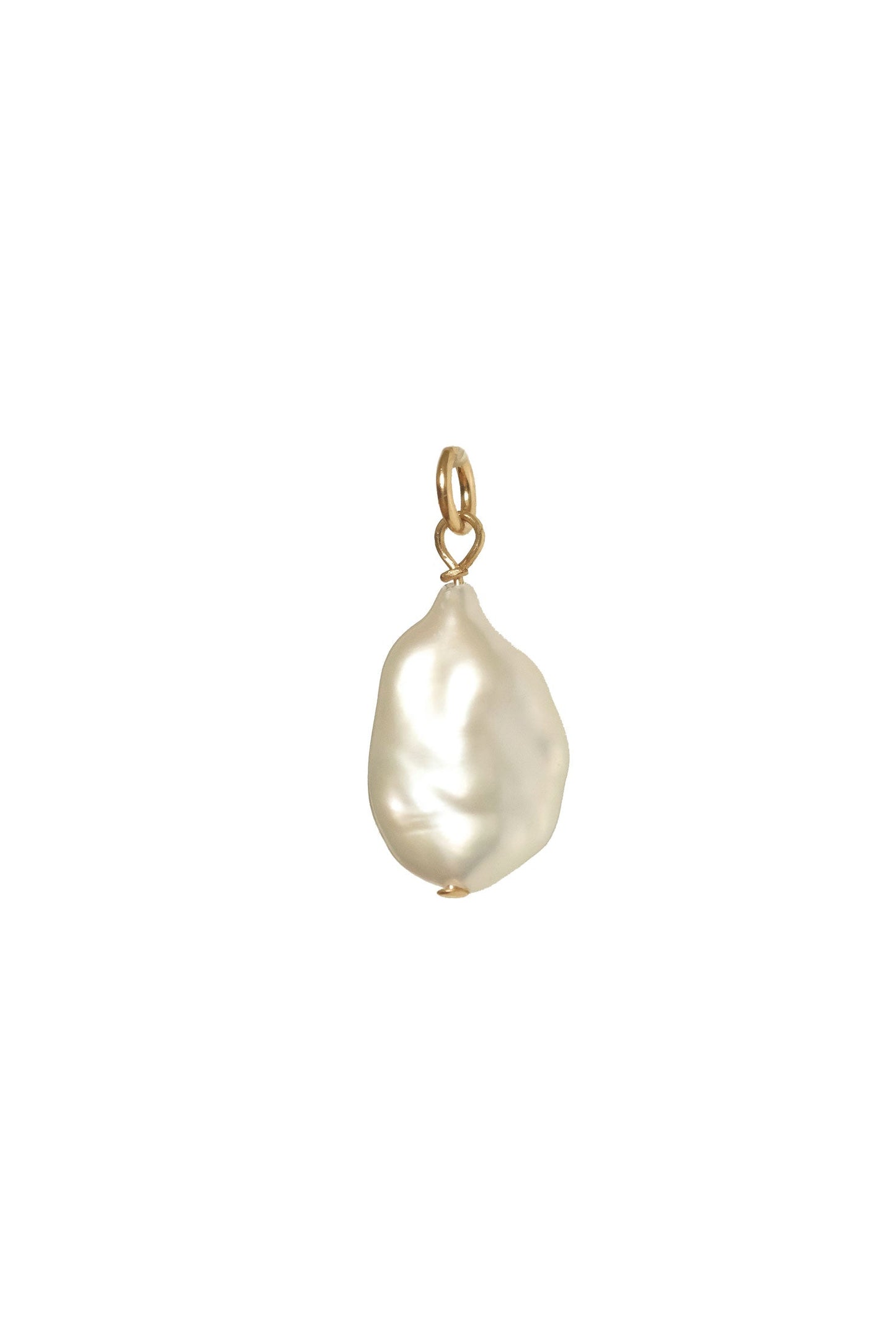 Mix & Match Flat Teardrop Pearl Charm